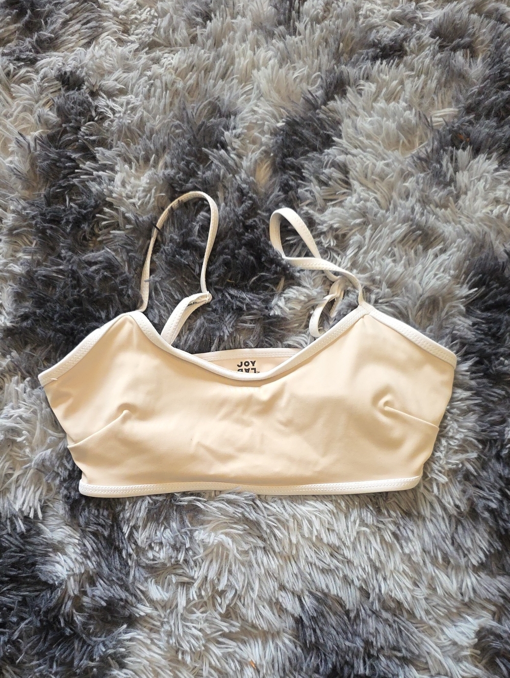 JoyLab Light Nude Adjustable-Strap Sports Bra